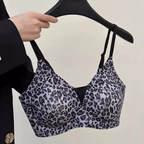 Ulra Thin Traceless Leopard Print Bra