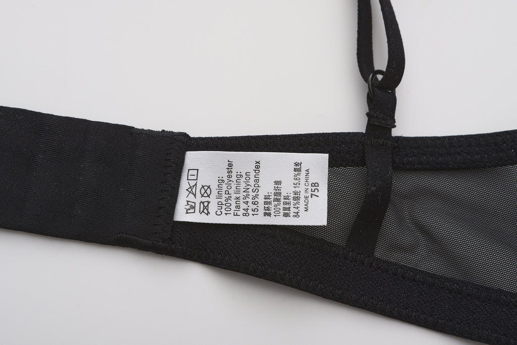 French Laceup Halfcup Bra