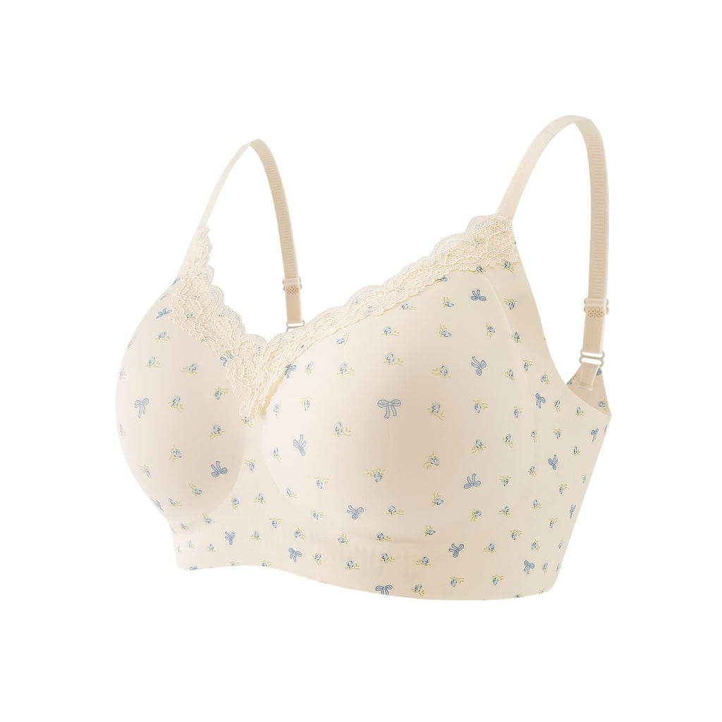 Cute Girlie Floral Bra