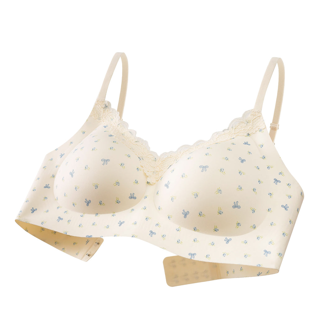 Cute Girlie Floral Bra