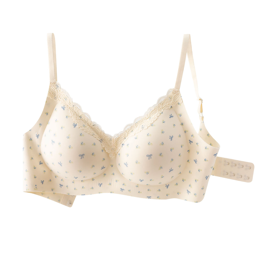 Cute Girlie Floral Bra