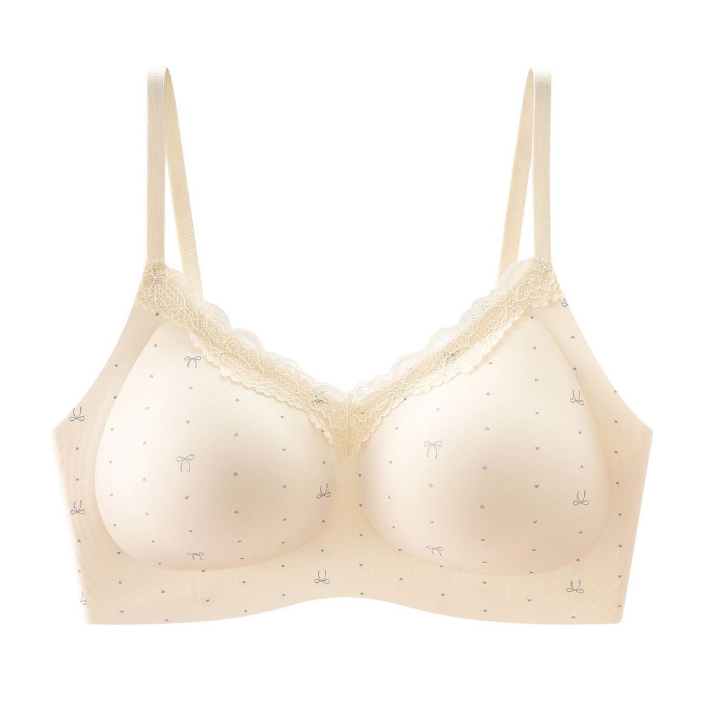 Cute Girlie Floral Bra