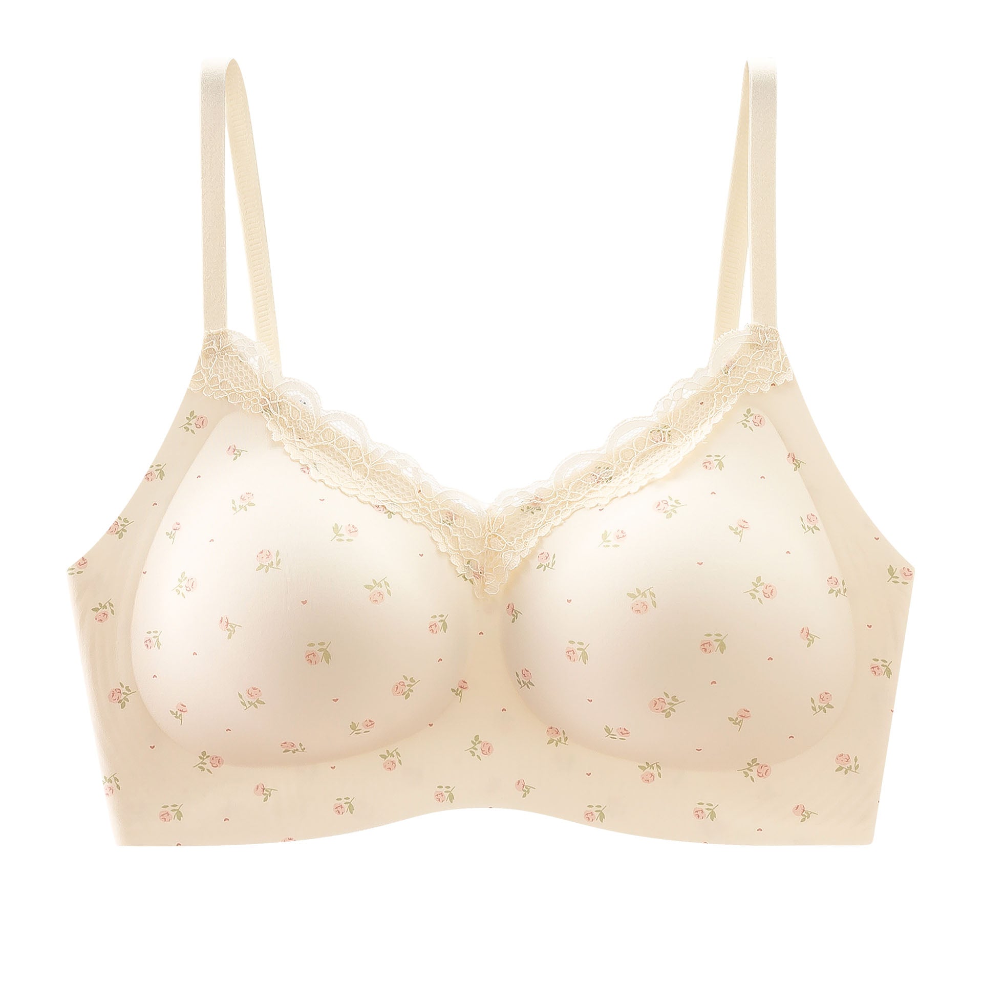 Cute Girlie Floral Bra