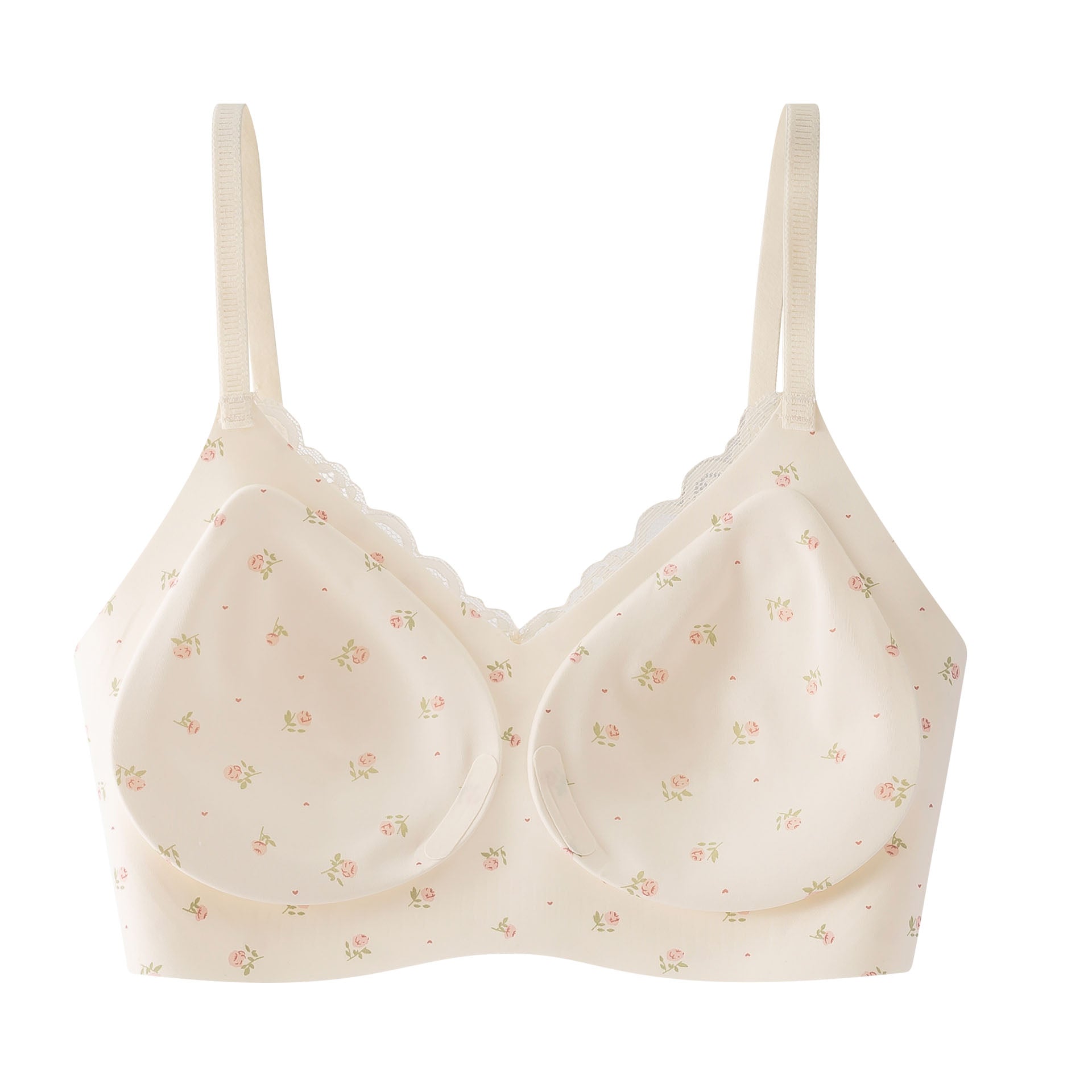 Cute Girlie Floral Bra