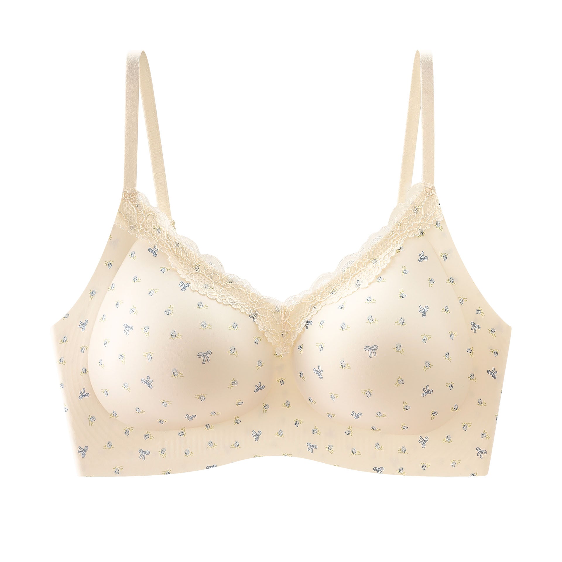 Cute Girlie Floral Bra