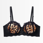 Sensual Lace & Bow Bra - Cupped