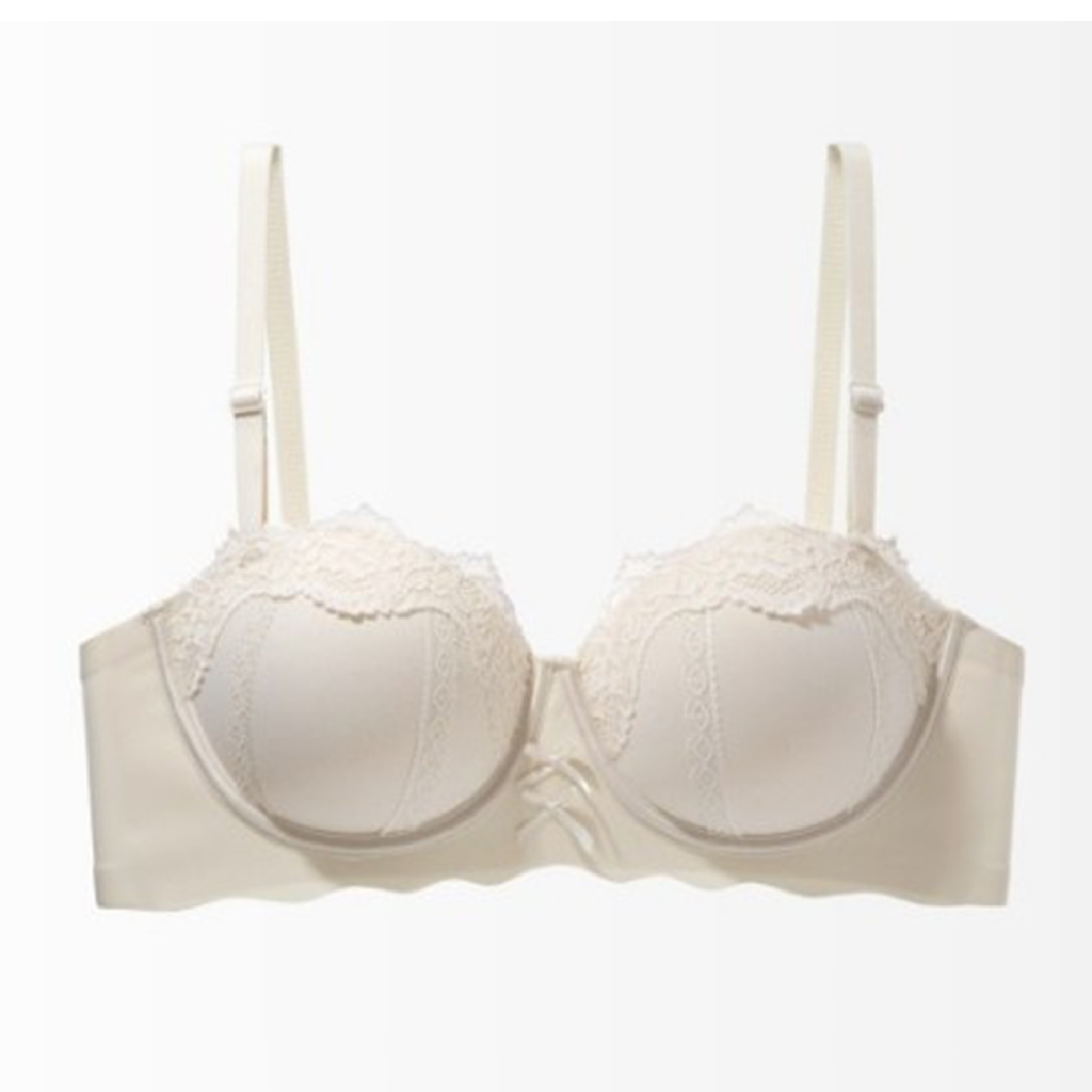 Sensual Lace & Bow Bra - Cupped