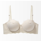 Sensual Lace & Bow Bra - Cupped