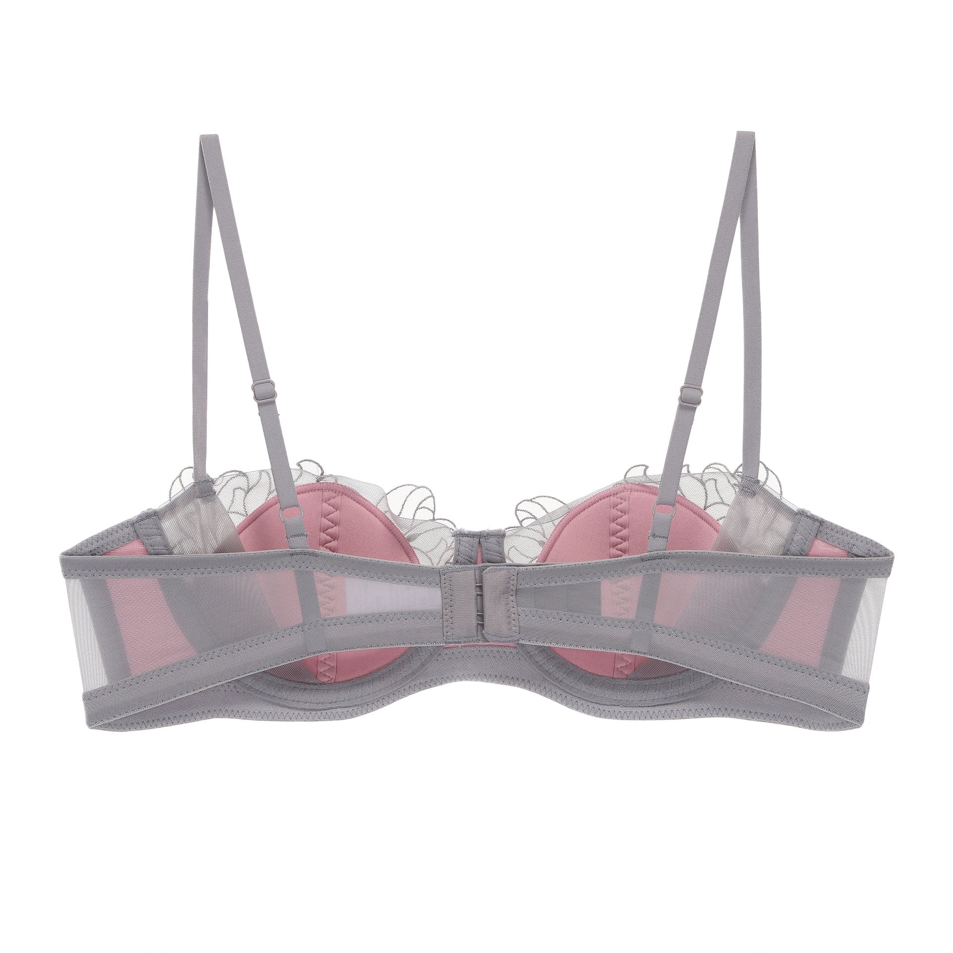 French Laceup Halfcup Bra